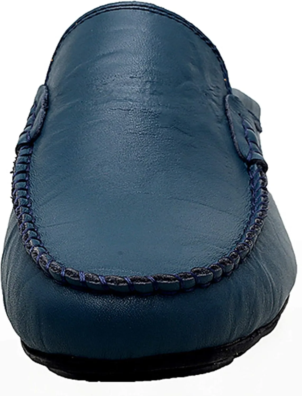 Go Tour Mens Mules Clog Slippers Breathable Punching Leather Slip on Shoes Casual Loafers