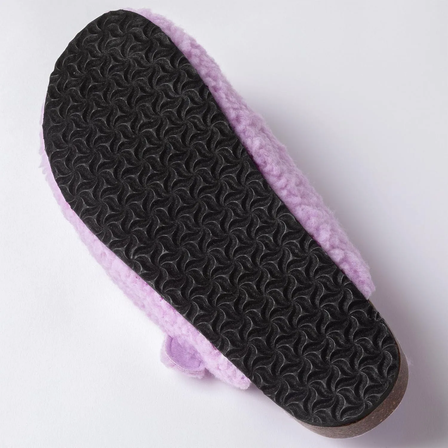 GreaterGood Paw Print Sherpa Clog Slippers