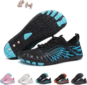 Grounding Shoes with Copper, Women Men Waterproof Trail Running Healthy & Non-Slip Barefoot Shoes, Slip-On Hike Footwear Minimalist Athletic