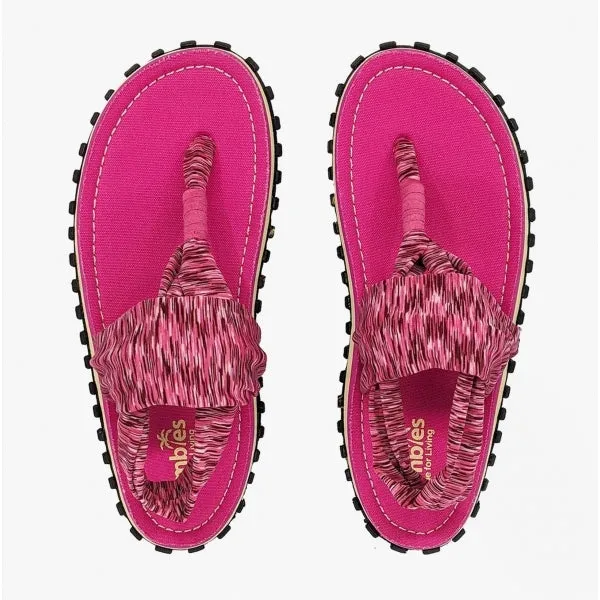 Gumbies SLINGBACK Womens Canvas Toe Post Sandals Pink