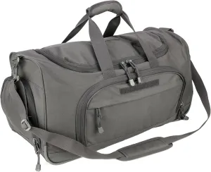 Gym Bag for Women & Men Tactical Duffle Military Weekender Work Out Lightweight Waterproof Sports Tote Shoe Pocket Gray