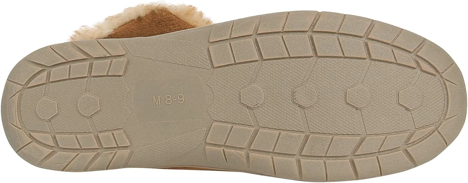 Haggar Men's Bootie Slipper House Shoe Indoor/Outdoor with Memory Foam Comfort