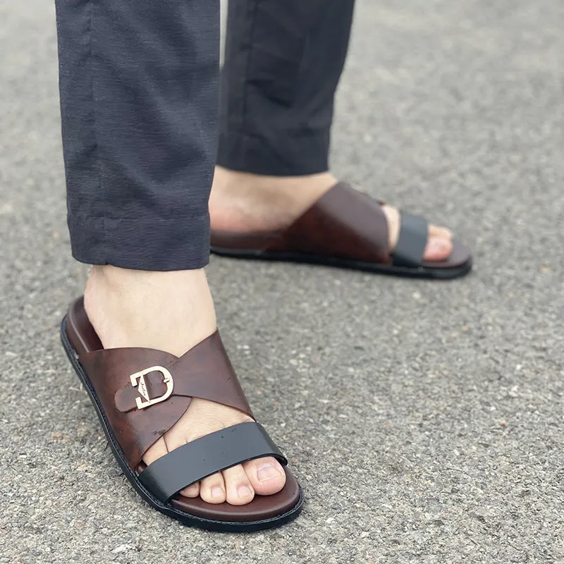 Hand made Multi Color Leather Chappal SS-2223