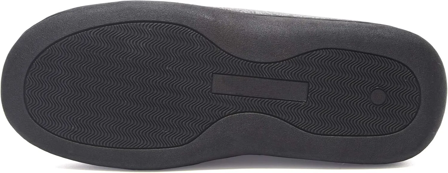 Hanes Men’s Quilted Puffer Bootie Slipper with Adjustable Toggle Indoor/Outdoor