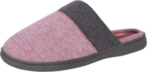 Hanes womens Comfort Cotton on Scuff With Memory Foam and Anti-skid Sole Slipper