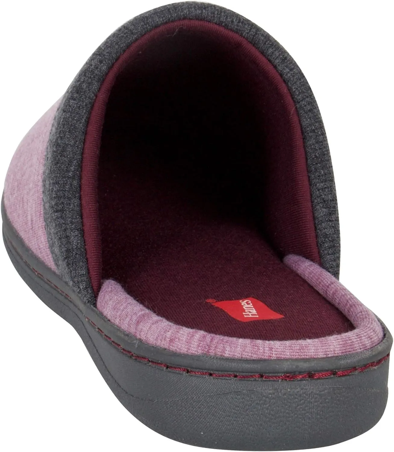 Hanes womens Comfort Cotton on Scuff With Memory Foam and Anti-skid Sole Slipper