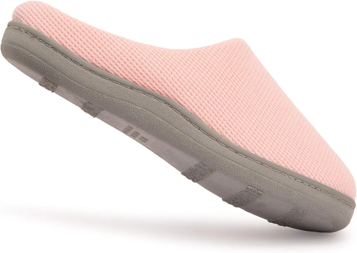 Hanes Women's Soft Waffle Knit Clog Slippers with Indoor/Outdoor Sole