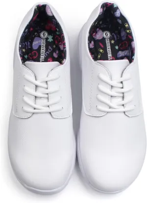 Hawkwell Women's Slip Resistant Lightweight Nursing Shoes Comfortable Lace Up Work Shoes