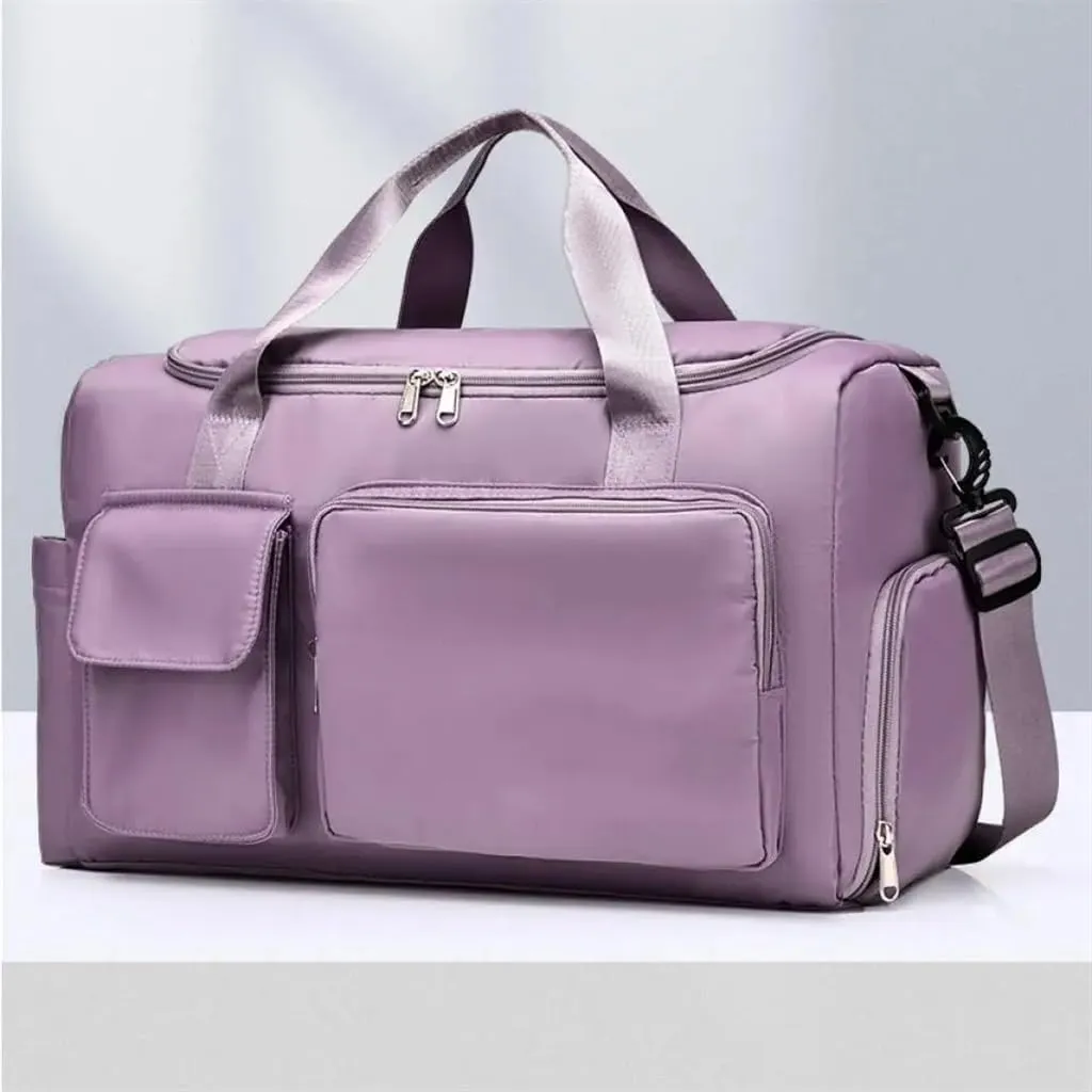 HBJWOV Carry On Travel Bag Duffle Bag with Shoe Compartment Sports Gym Bag Women's
