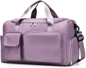 HBJWOV Carry On Travel Bag Duffle Bag with Shoe Compartment Sports Gym Bag Women's