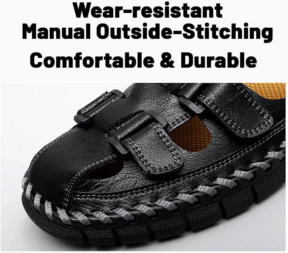 HESBITEUL Mens Sport Sandals Outdoor: Non-Slip MD Slide for Trail Hiking