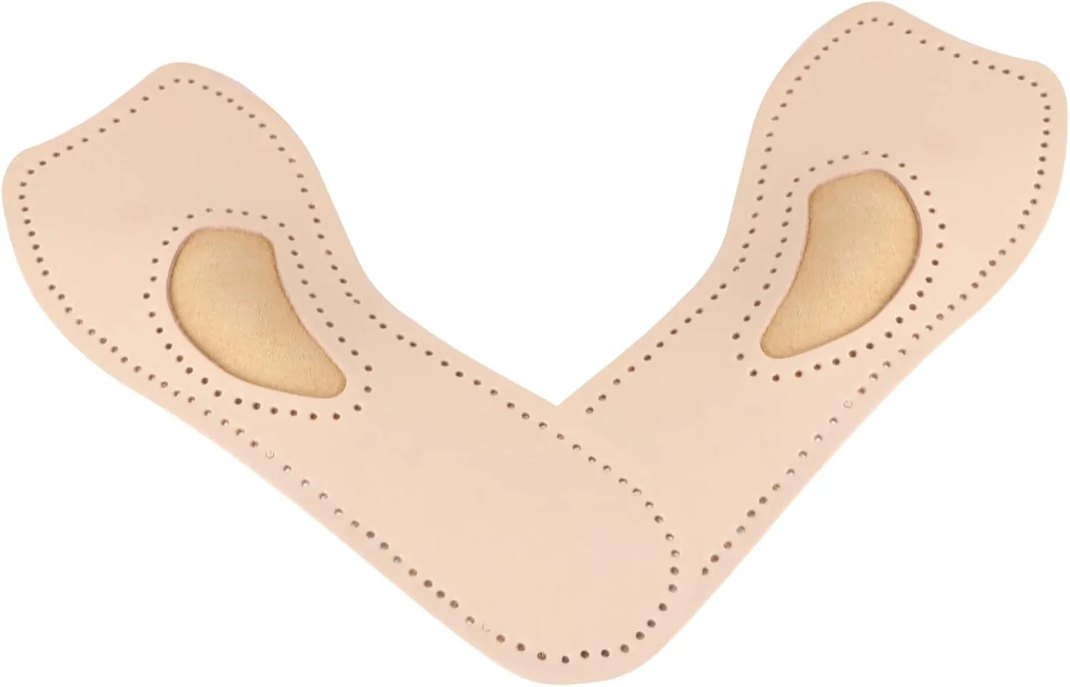 High-Heel Anti-Slip Insoles Women's 3/4 Length Inserts Size s Cowhide Comfort Massage Breathable