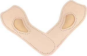 High-Heel Anti-Slip Insoles Women's 3/4 Length Inserts Size s Cowhide Comfort Massage Breathable