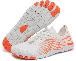 Hike Barefoot Shoes for Women Men Breathable & Non-Slip Athletic Barefoot Wide Toe Water Shoes Lightweight