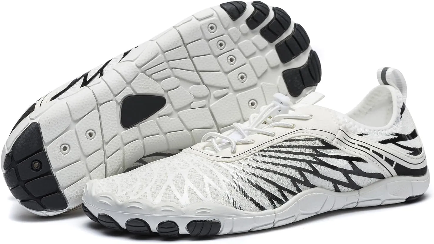 Hike Barefoot Shoes for Women Men Breathable & Non-Slip Athletic Barefoot Wide Toe Water Shoes Lightweight