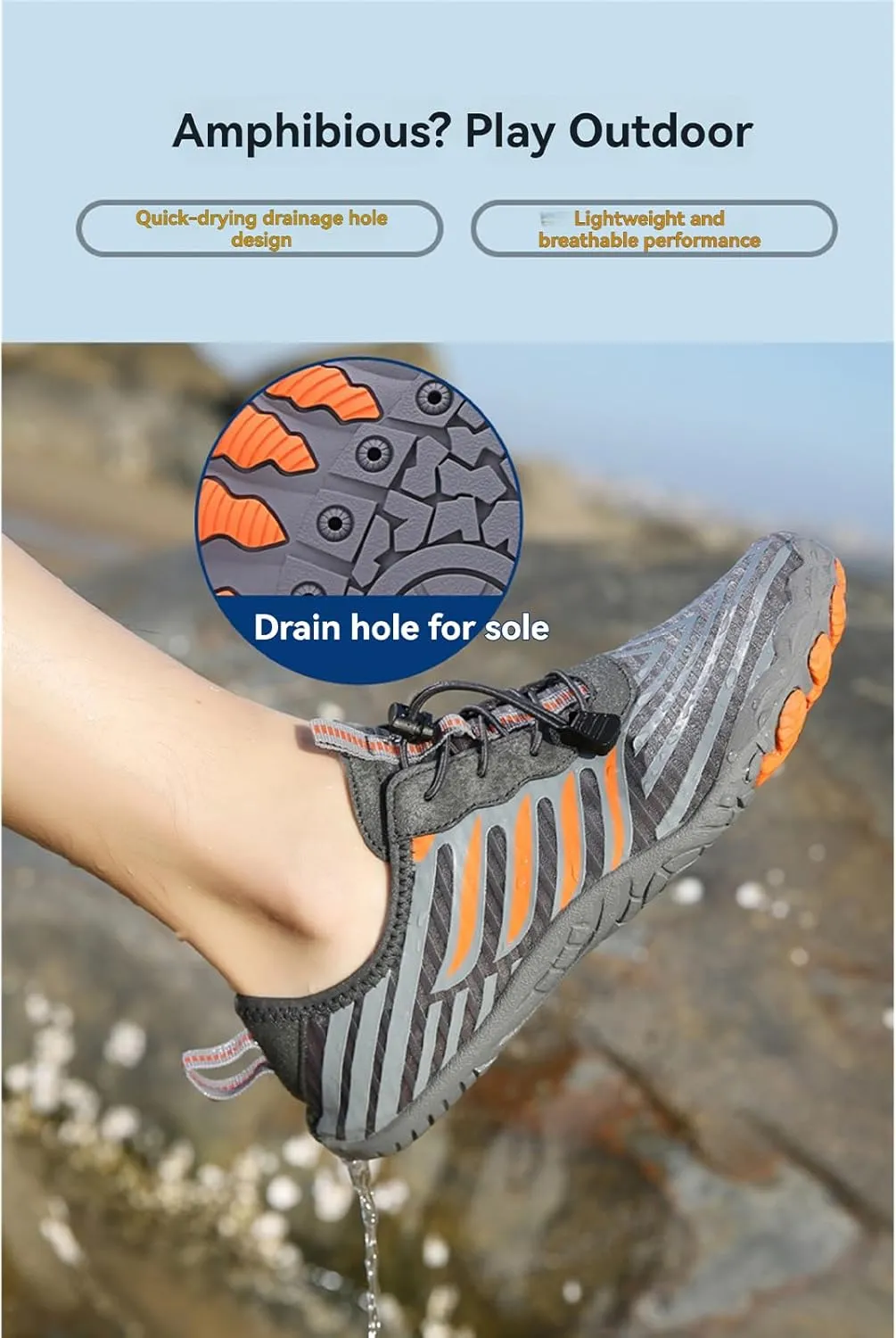 Hike Barefoot Shoes Womens Mens Pro Barefoot Shoes Breathable & Non-Slip Athletic Footwear Wide Toe Water Shoe Walking Barefoot Sneakers Unisex Running, Hiking and Daily Wear