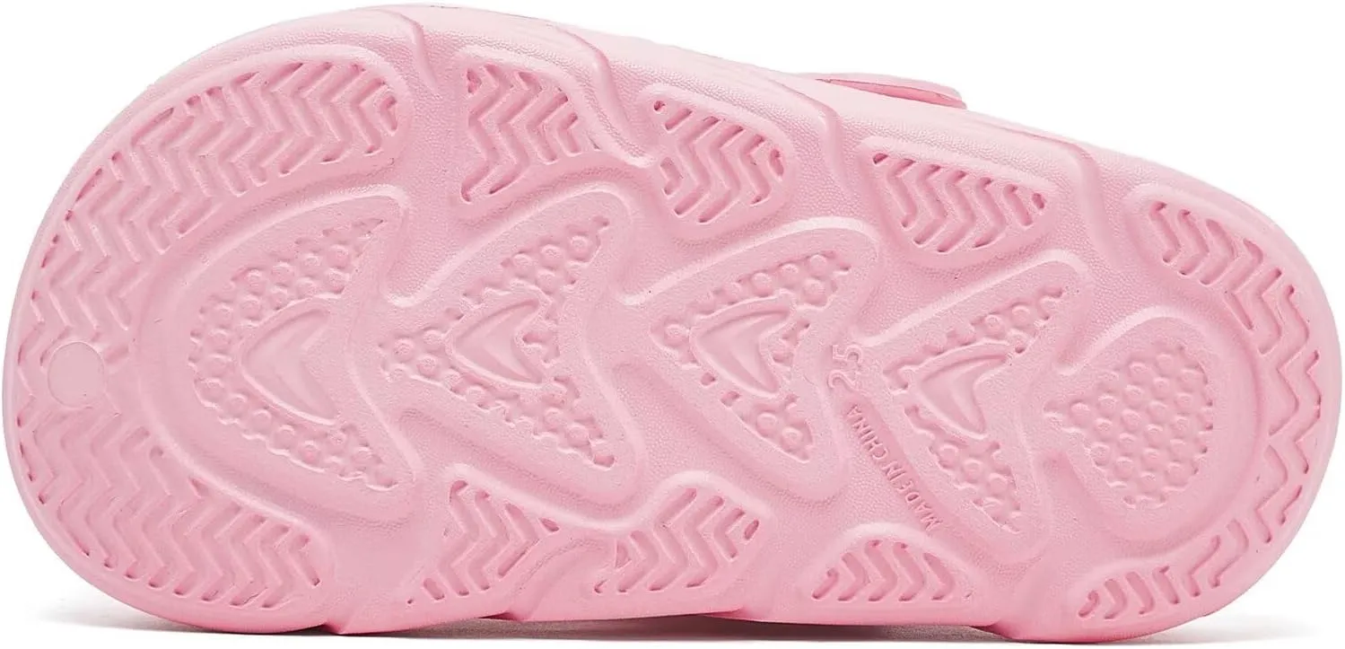 HOBIBEAR Kids Garden Clogs Toddler Sandals for Boys Girls Slipper Beach Water Shoes Slip on (Toddler/Little/Big Kids)