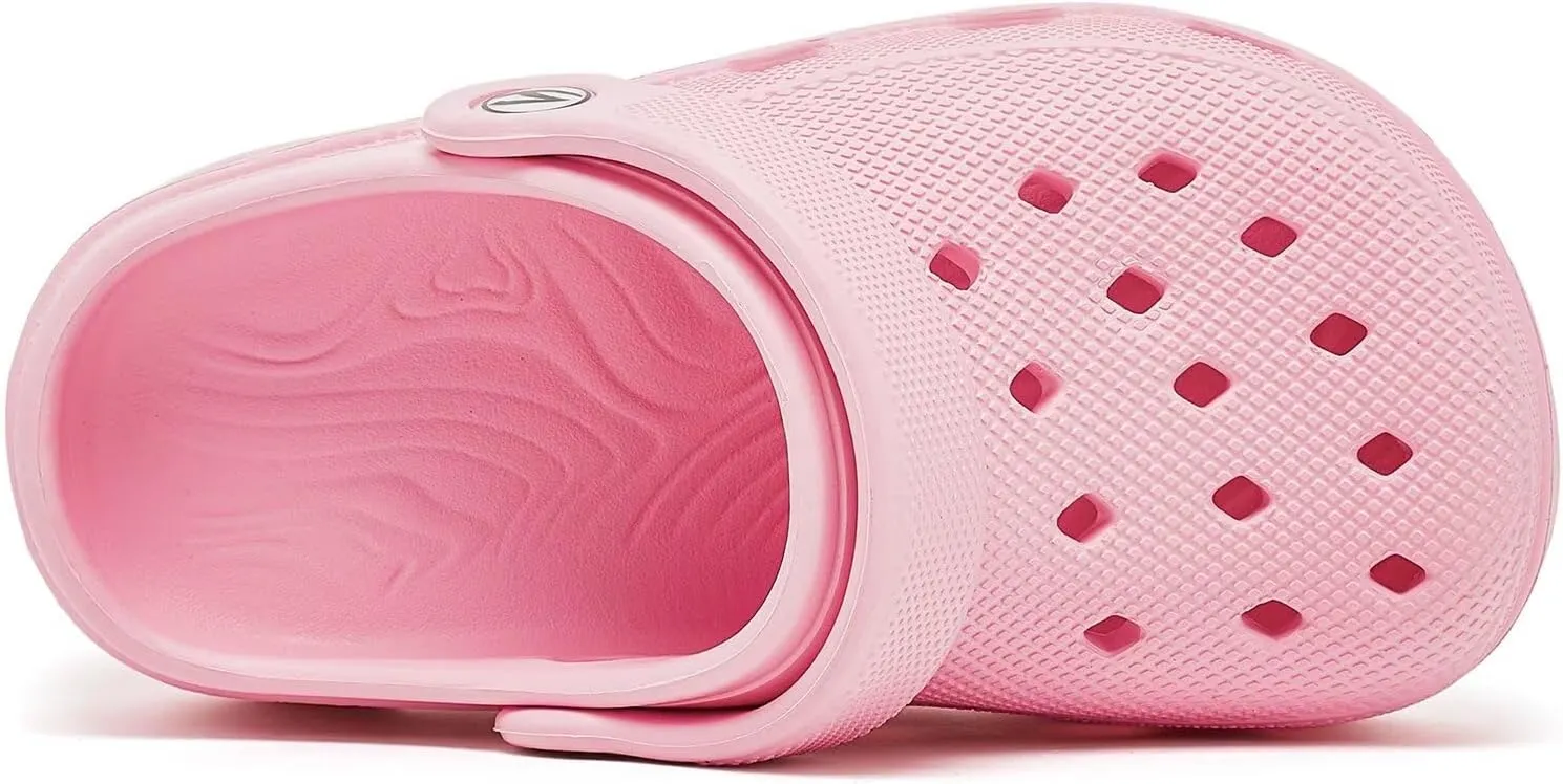 HOBIBEAR Kids Garden Clogs Toddler Sandals for Boys Girls Slipper Beach Water Shoes Slip on (Toddler/Little/Big Kids)