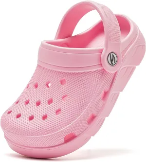 HOBIBEAR Kids Garden Clogs Toddler Sandals for Boys Girls Slipper Beach Water Shoes Slip on (Toddler/Little/Big Kids)