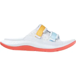 Hoka Ora Luxe Slippers, White Camellia, 6 US