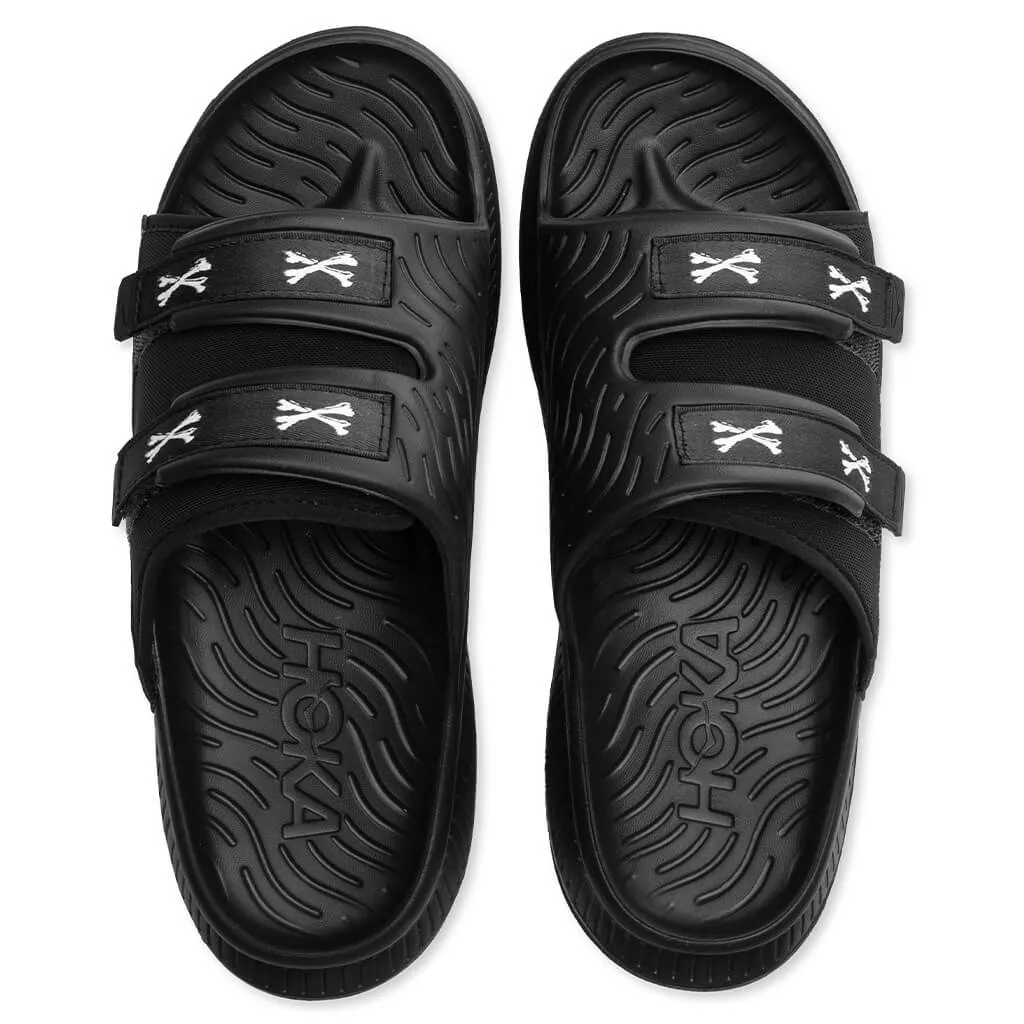 Hoka x WTAPS Ora Luxe - Jet Black/White