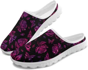 Howilath Women's Sport Mules Tennis Shoes Slip on Garden Shoes Loafers Fashion Backless Sneakers for Street Style Outdoor