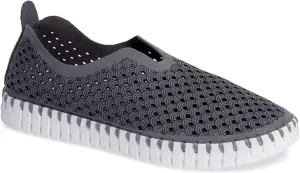 Ilse Jacobsen HORNBÆK Women's Tulip 139 Flat | Slip-On | Low-Top | Grey Blue| 36 EU/6 M US