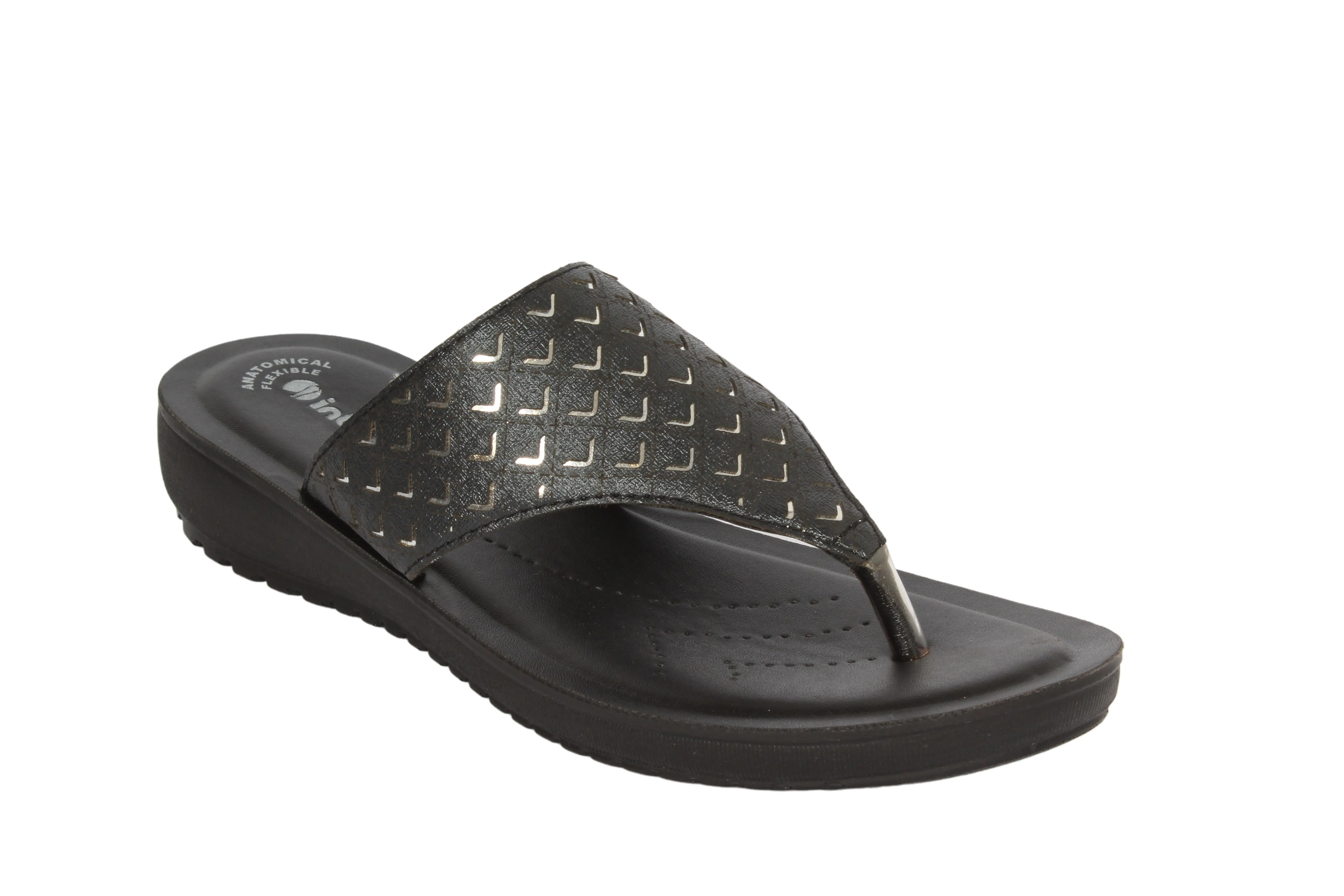 Inblu BLACK Slipper with slip-on for female