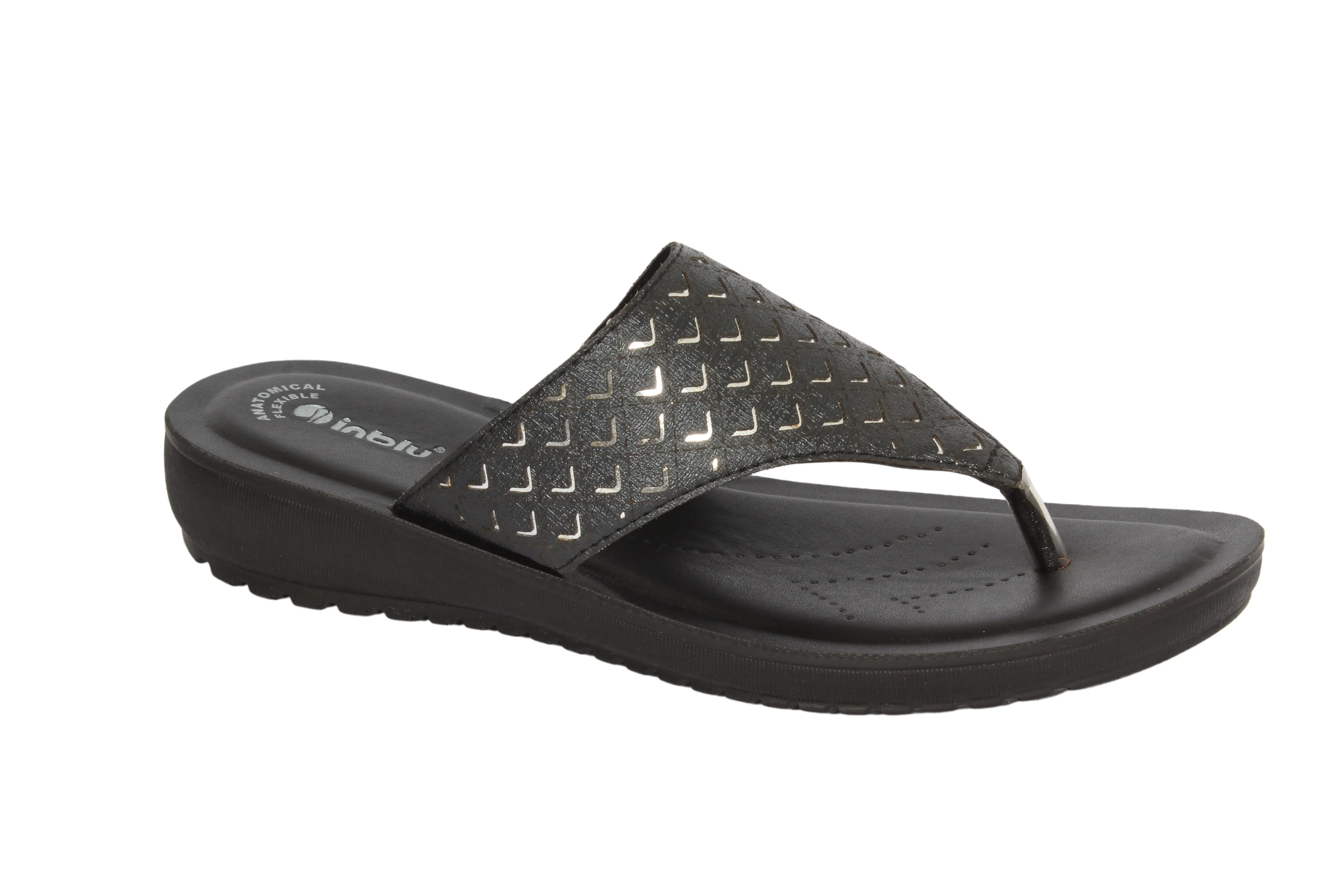 Inblu BLACK Slipper with slip-on for female