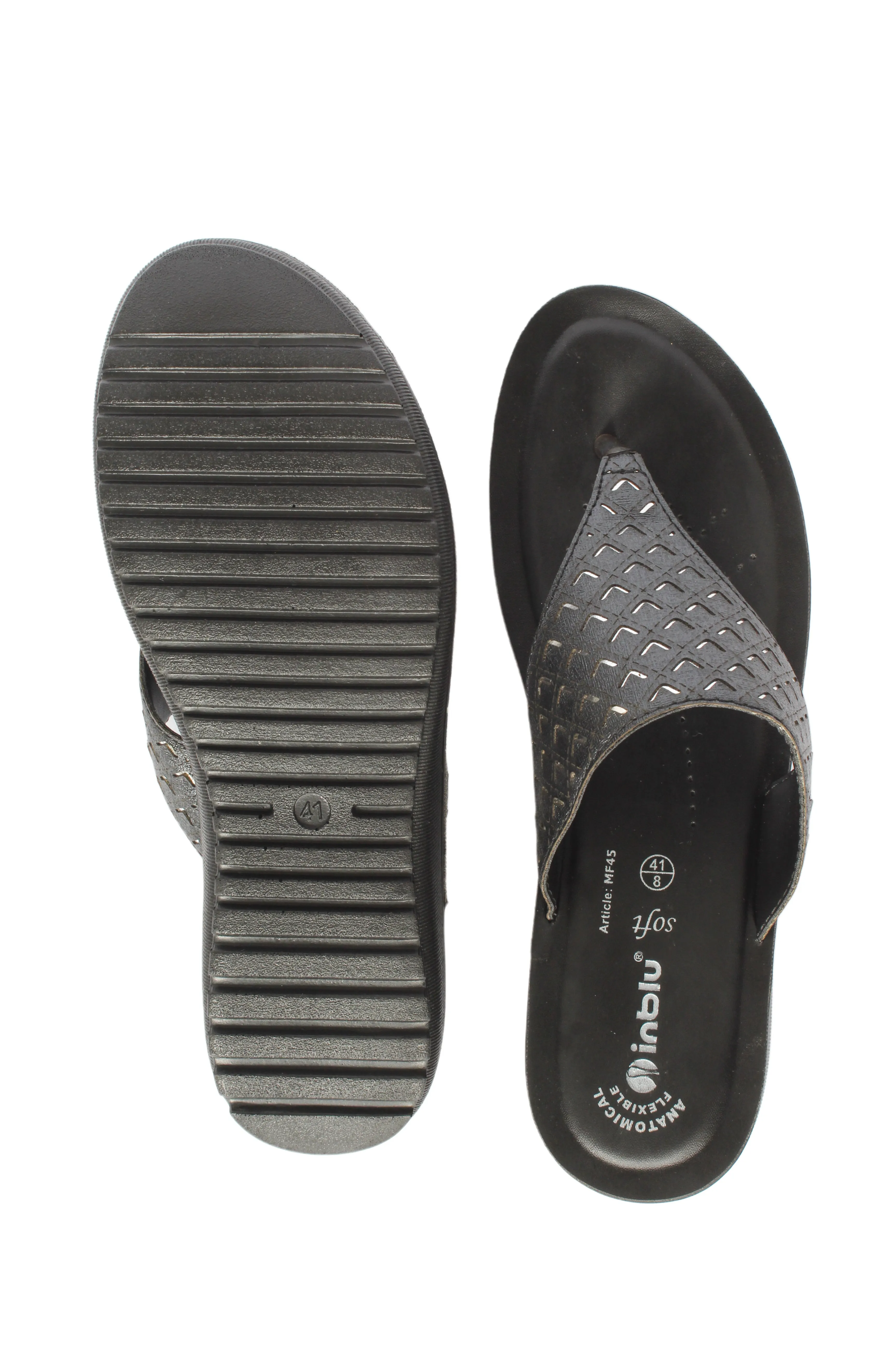 Inblu BLACK Slipper with slip-on for female