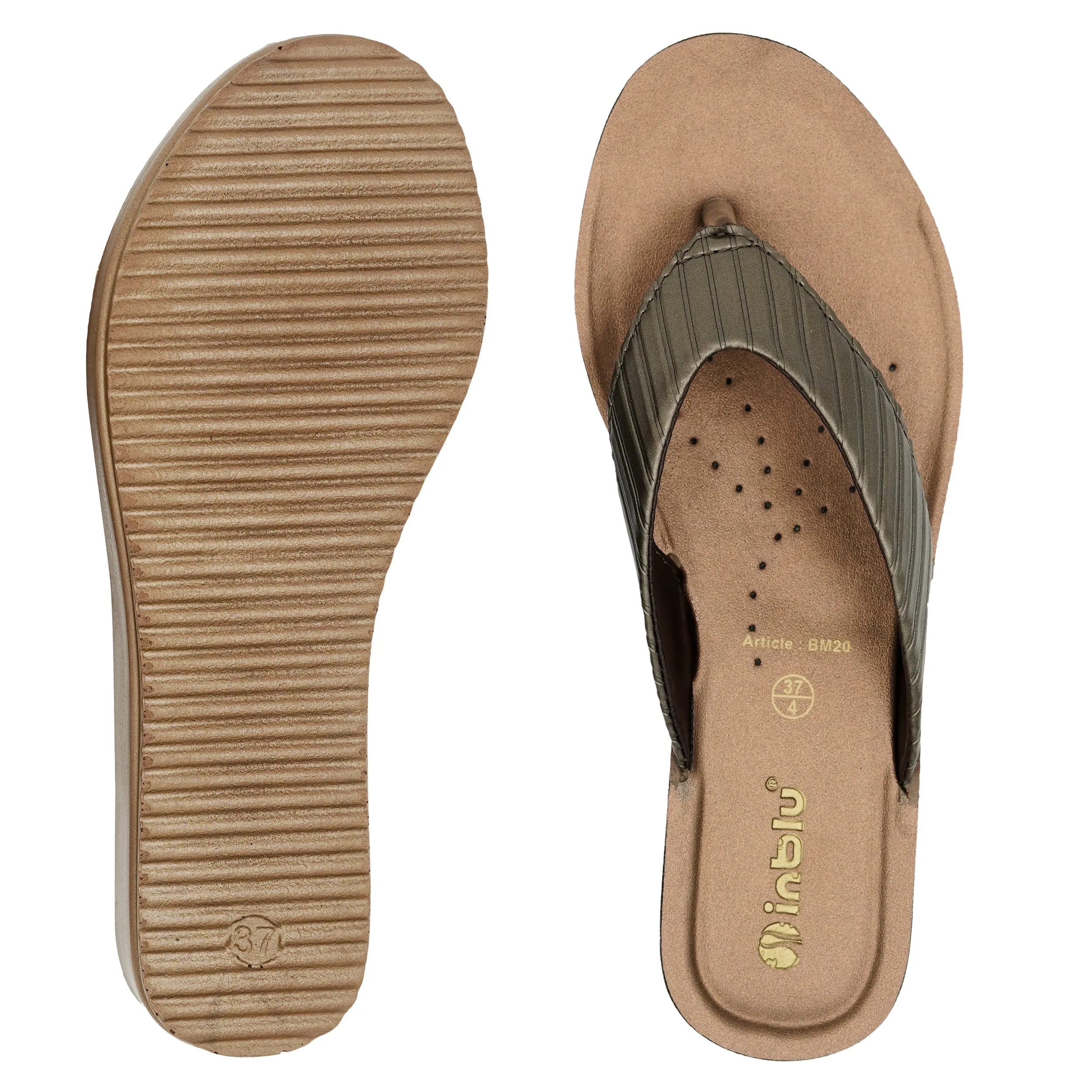 Inblu BRONZE Slipper with slip-on for female