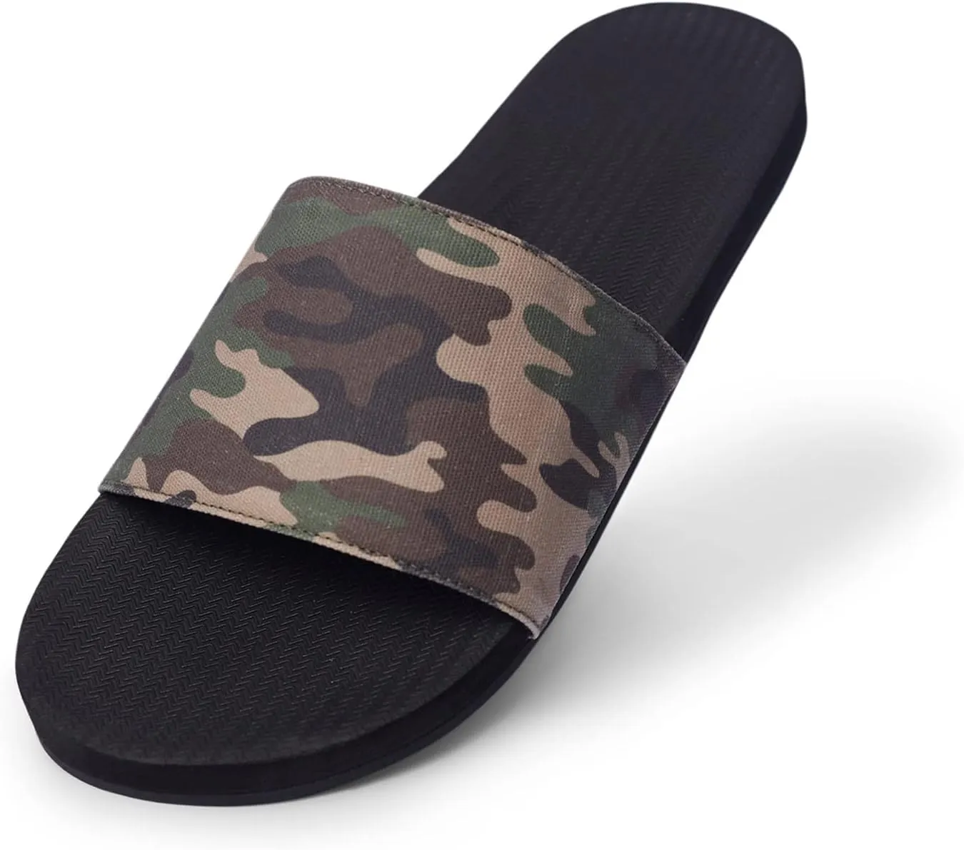 Indosole 2022 Edition Women's ESSNTLS Vegan All-Terrain Slides, Improved Cloud Comfort [Reused Tire Sole, Natural Rubber Footbed, Arch Support, Microfiber Lined ENVRO Strap, Waterproof]