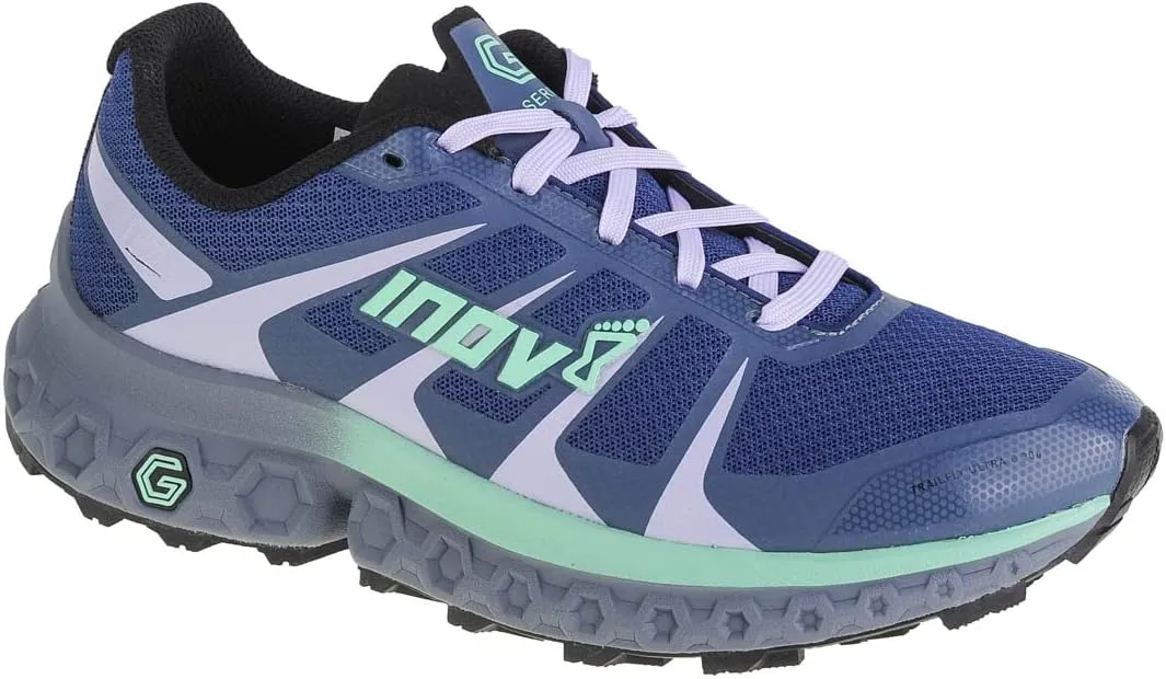 INOV8 Women's Trailfly Ultra G 300 Max Breathable Light Comfortable Cushioned Terrain Running Shoes | Wider Fit