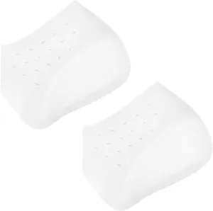 Invisible Height Increase Insoles Silicone Heel Pads for Men Women Comfortable Breathable Half Heel Inserts for Enhanced Confidence Discreet Wear Fits
