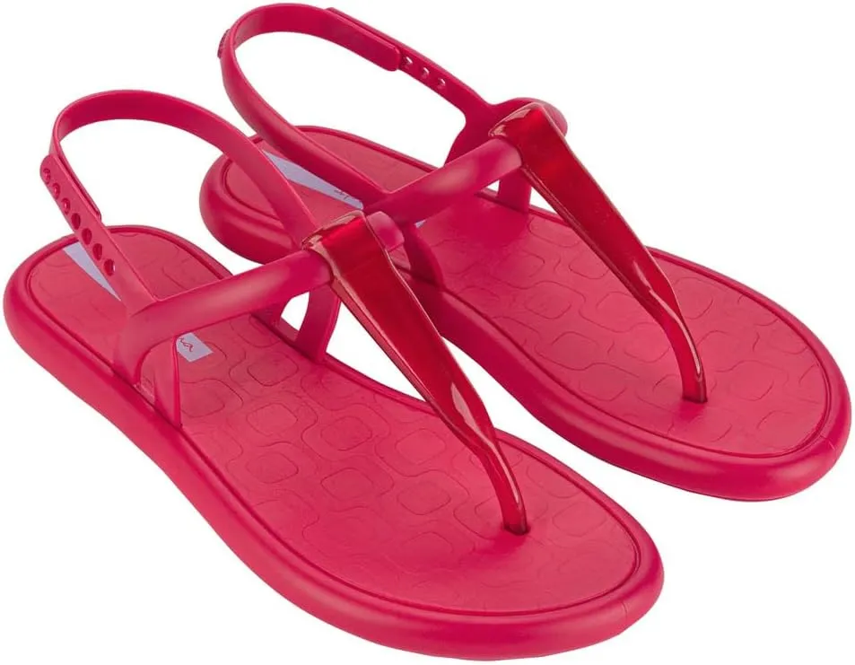 Ipanema Glossy Womens Sandals - Thong Sandals for Women, Womens Sandal, Comfy Sandals, Flat Sandals for Women Jelly Sandals, Adjustable Back Strap, Water Resistant