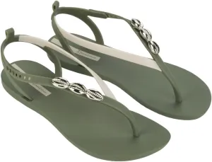Ipanema Salty Womens Sandals - Lace Up Sandals for Women, Dressy Sandals with Sea Shells, T-Strap Thong Sandals, Tie Up Sandals, Flat Sandals, Summer Dress Sandals, Comfortable