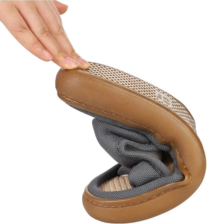 ITODA Extra Wide Diabetic Foot Slippers Swollen Men's Sandals Edema Open Toe Diabetic Shoes for Swollen Feet Arthritis Elderly Swelling Neuropathy Lymphedema Surgery Recovery Footwear