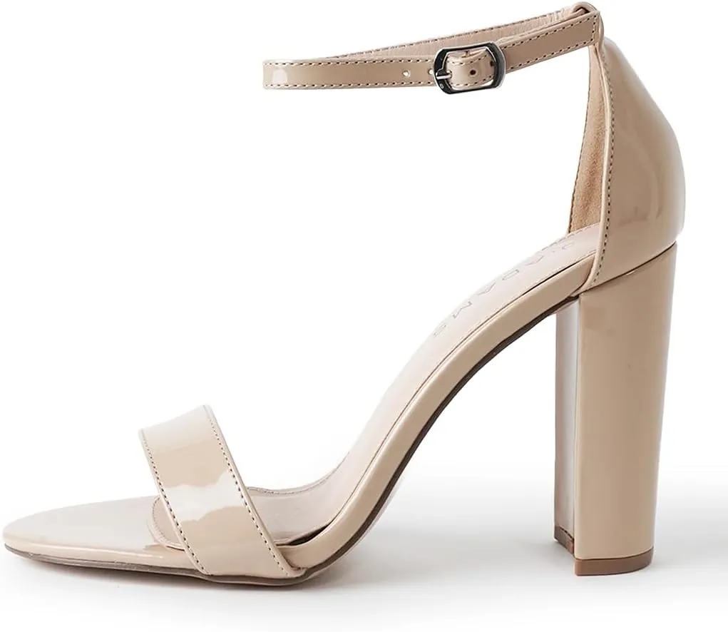 J. Adams Shirley Heels for Women - Ankle Strap High Heel Dressy Sandals