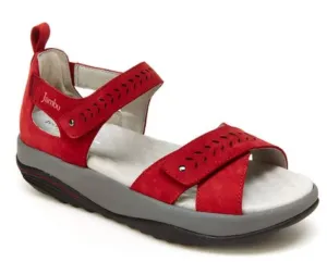 Jambu Red Womens Comfort Sandals SEDONA-RED