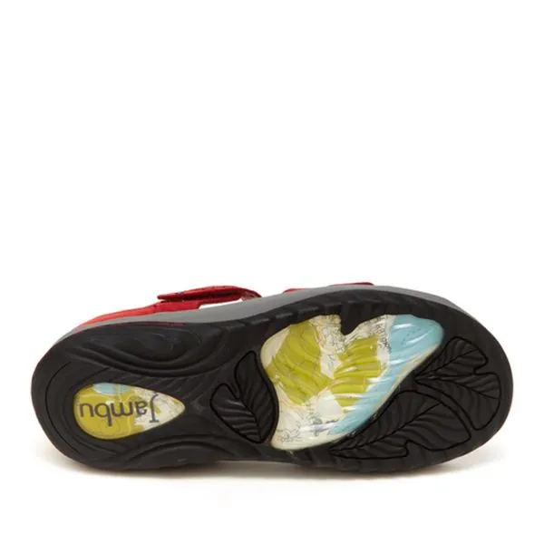 Jambu Red Womens Comfort Sandals SEDONA-RED
