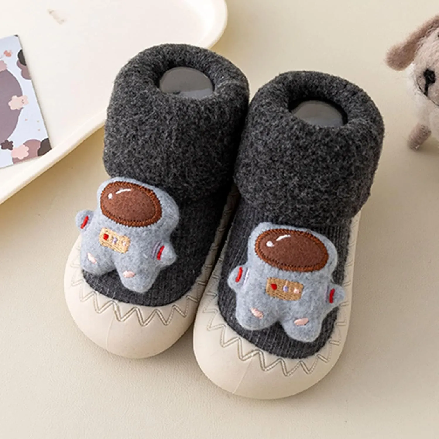 JINCAIHONG Kids Sock Shoes Non Slip Slipper Socks Babys Indoor Walking Shoes House Slippers for Boys Girls