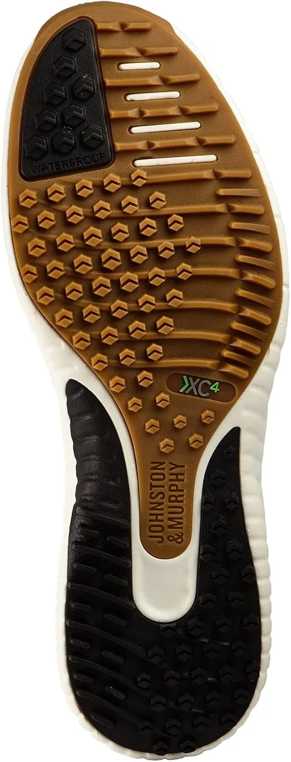Johnston & Murphy Men's XC4 H1-Luxe Hybrid Golf Shoes | Waterproof Leather | Lightweight | Memory-Foam Cushioning