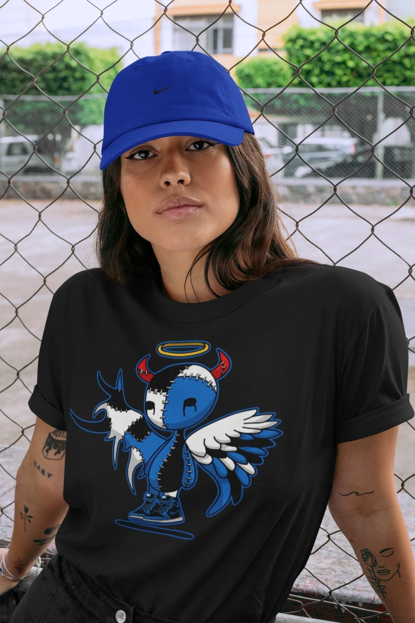Jordan Air Clear communication 1 Tops Angel Unisex Blue Lightweight Marina Devil Dark -