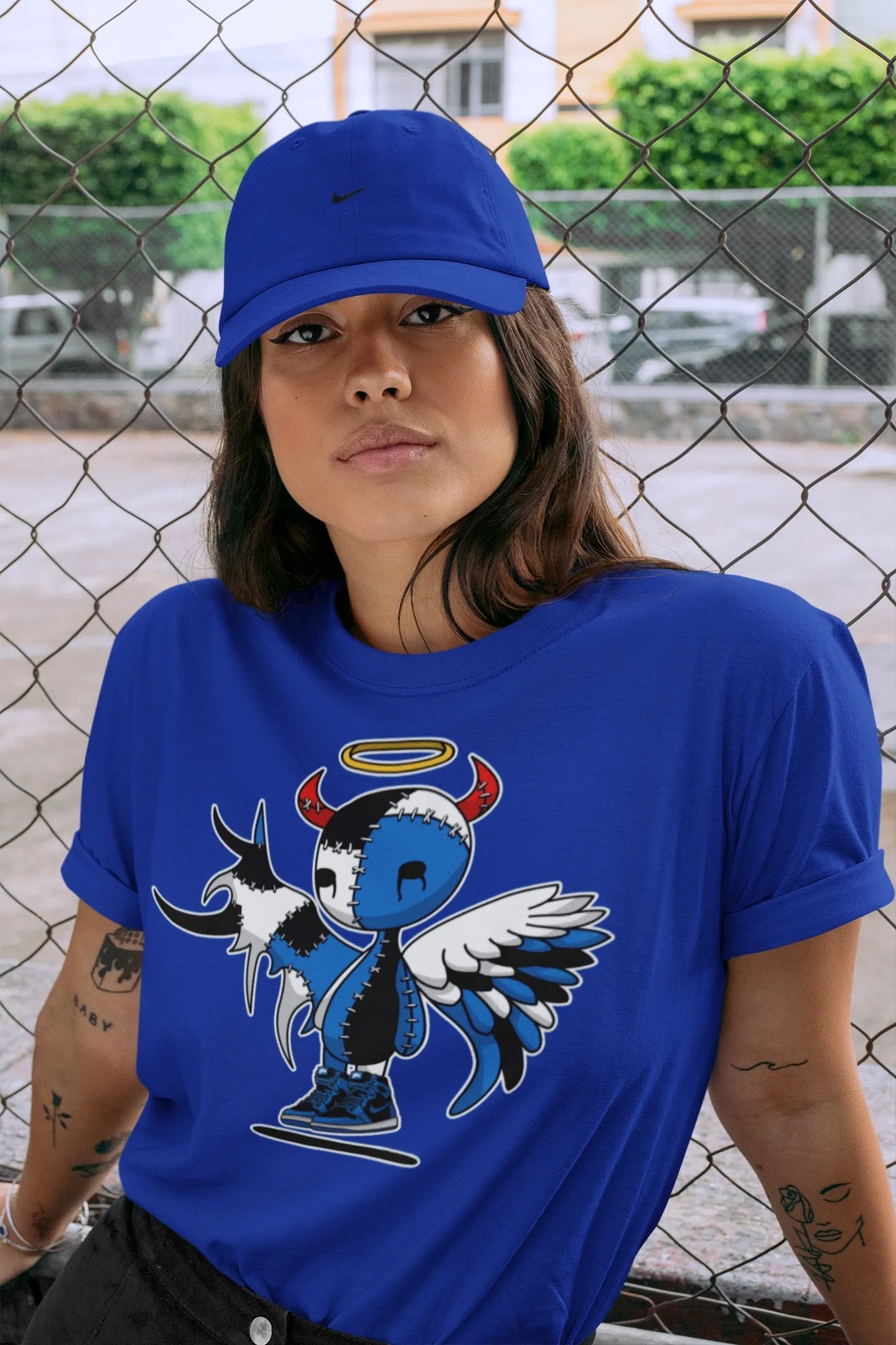 Jordan Air Clear communication 1 Tops Angel Unisex Blue Lightweight Marina Devil Dark -