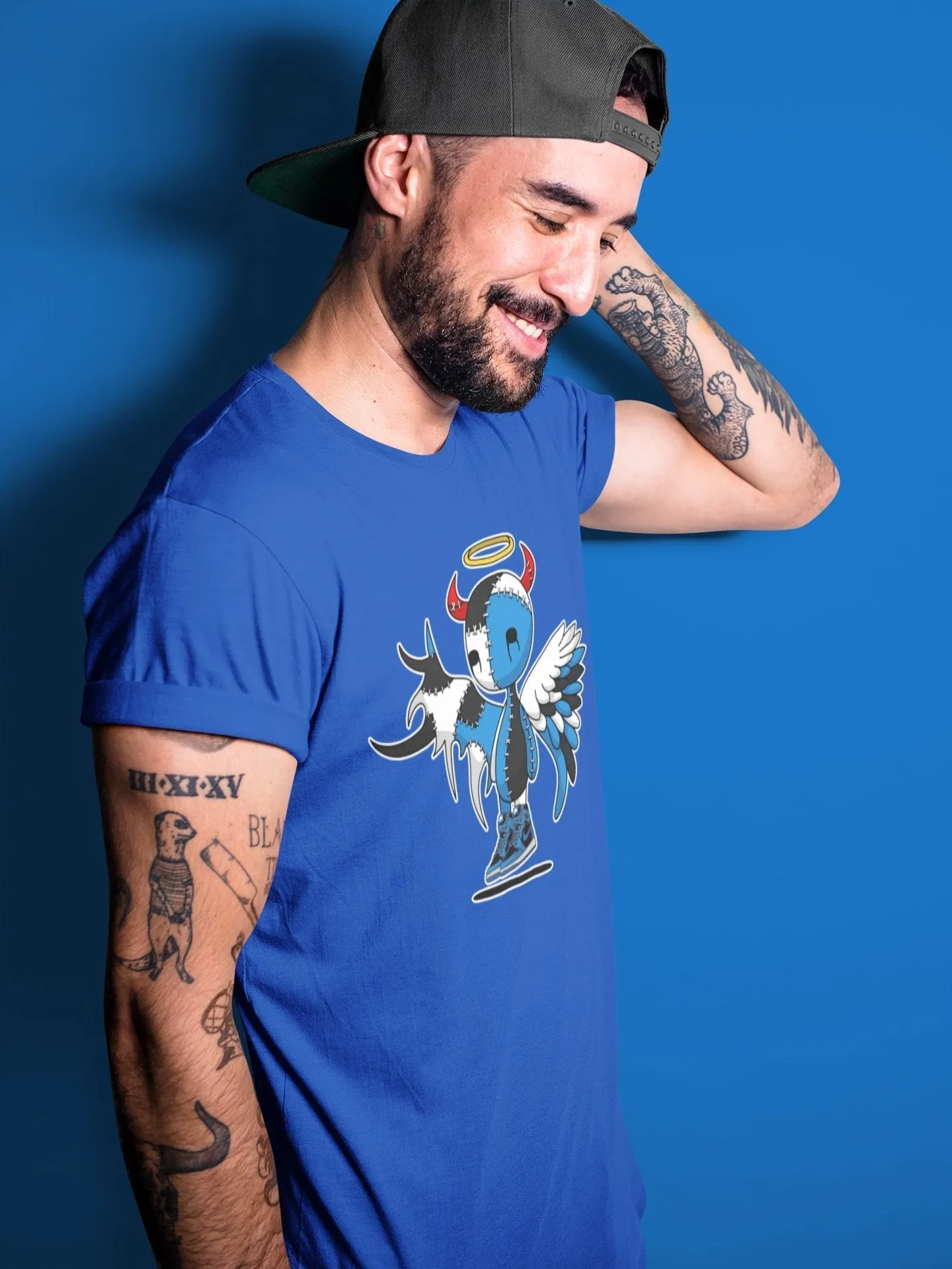 Jordan Air Clear communication 1 Tops Angel Unisex Blue Lightweight Marina Devil Dark -