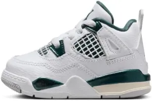 Jordan Toddler's 4 Retro White/Oxidized Green-White (BQ7670 103) - Size 5c