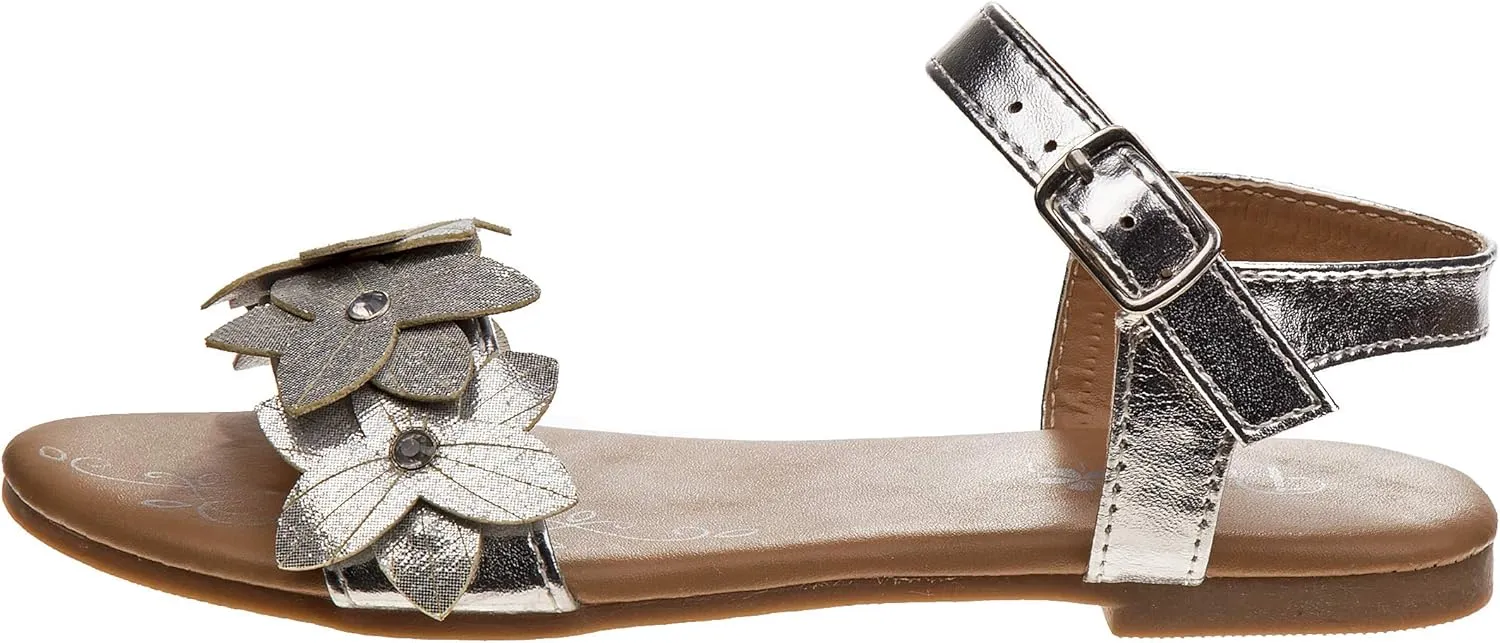 Josmo Girl's Esther Flat Sandal