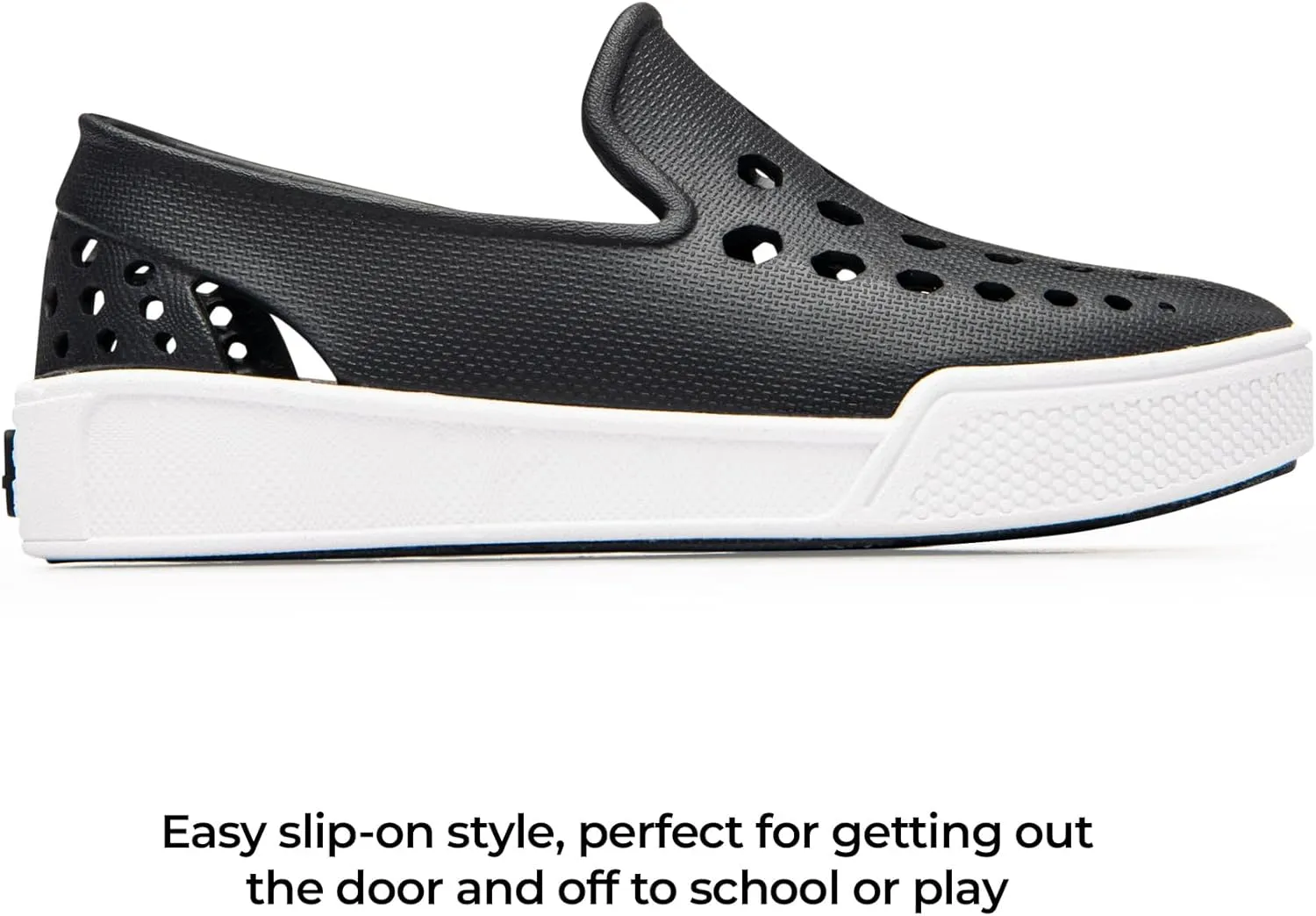 Joybees Kids Skate Sneakers, Childrens Slip-On Water Shoes for The Beach, Pool, Water Friendly and Breathable