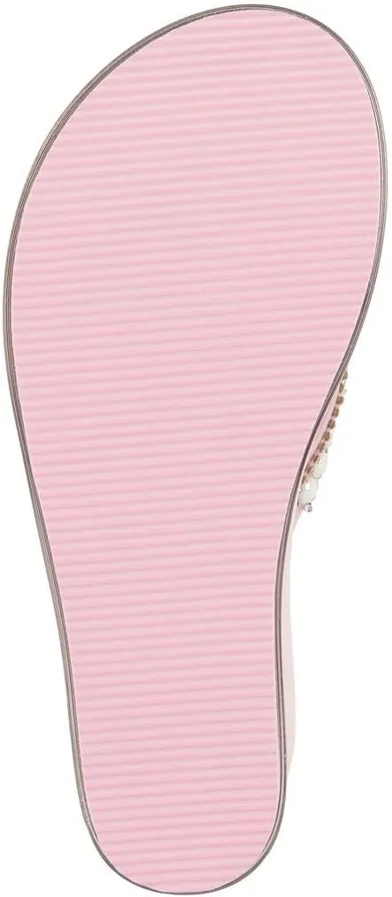 JUICY COUTURE Wedge Platform Flip Flop: High-Fashion, Soft Beach Sandal, Thong-Style Slide