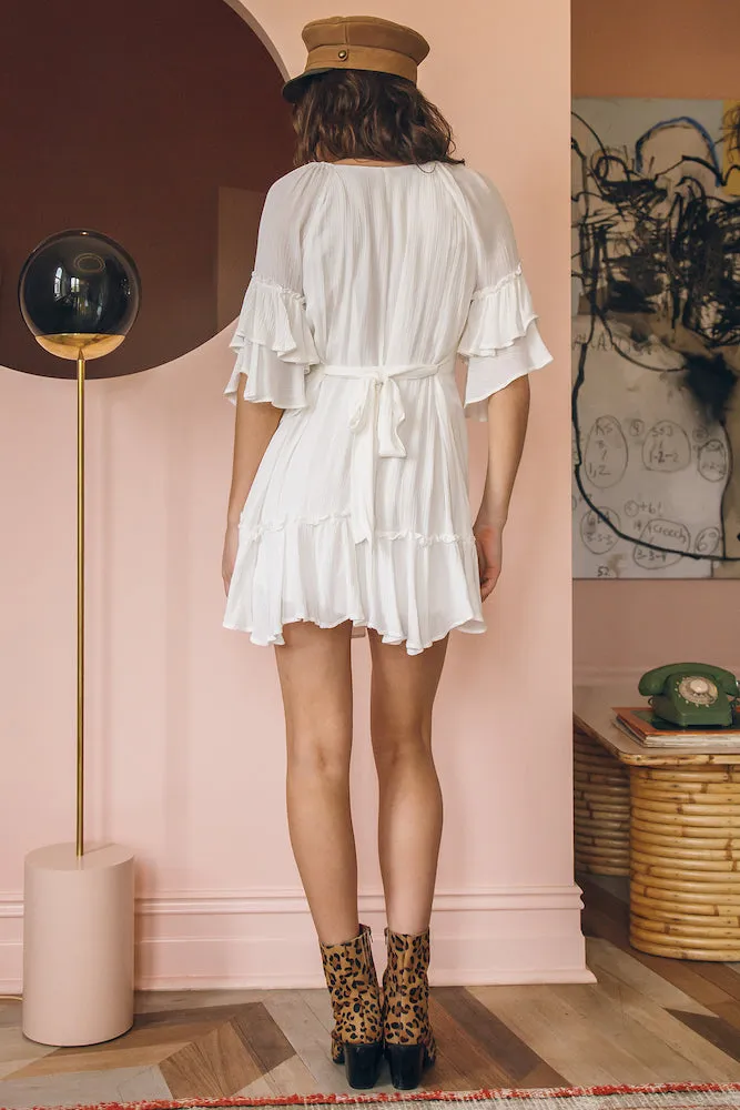 June Dress White